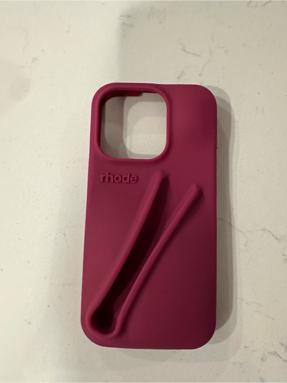 RHODE Magenta Silicone Phone Case iPhone 13-15pro